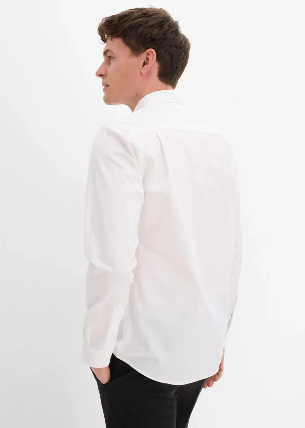 Herren bonprix Große Größen|Hemden|Business-Hemd aus reiner Baumwolle, Regular Fit