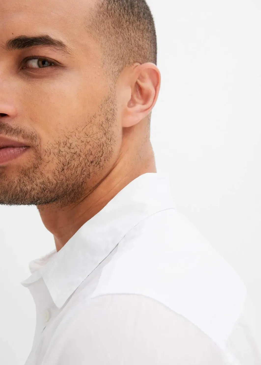 Herren bonprix Hemden|Große Größen|Business-Hemd mit Stretch, Slim Fit