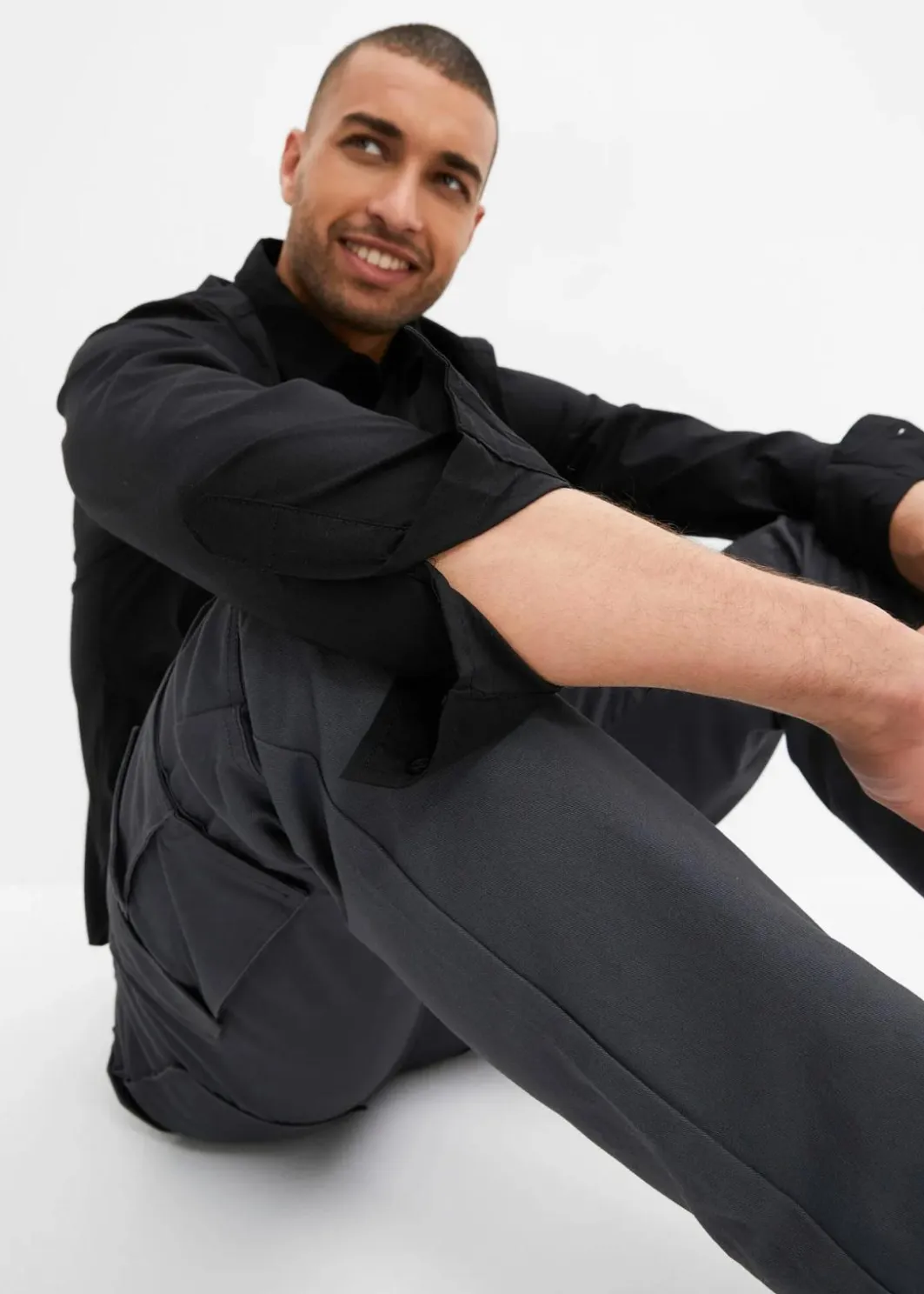 Clearance Business-Hemd mit Stretch, Slim Fit Herren Große Größen|Hemden