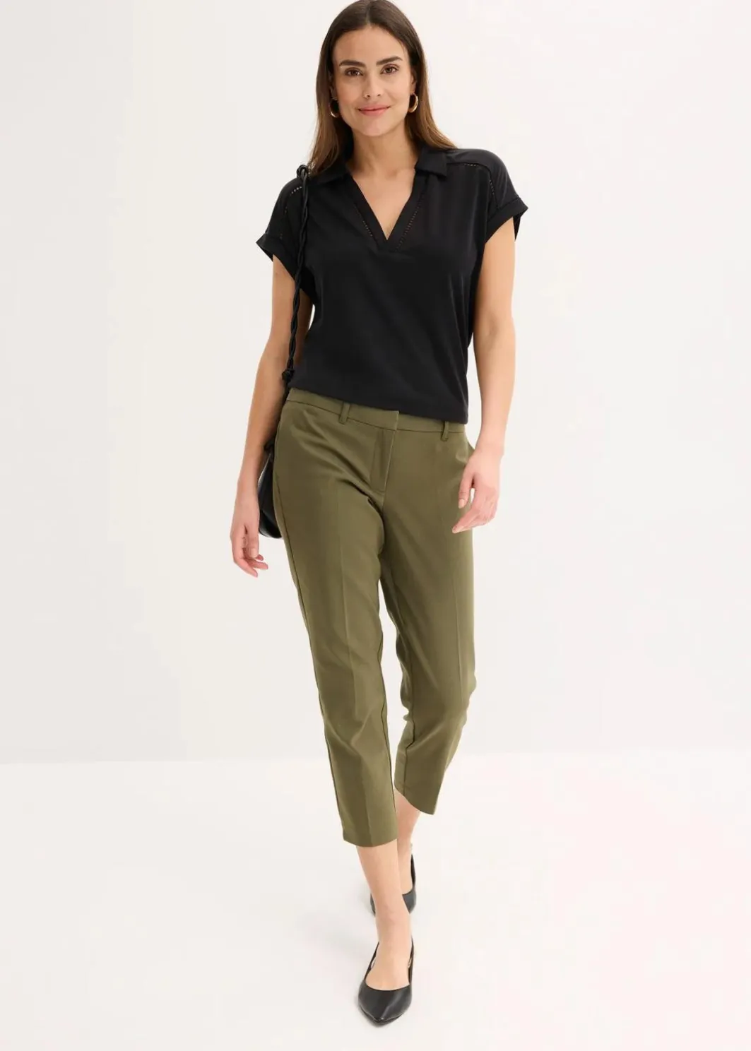 Damen bonprix Bekleidung·Kleider|7/8-Business-Hose