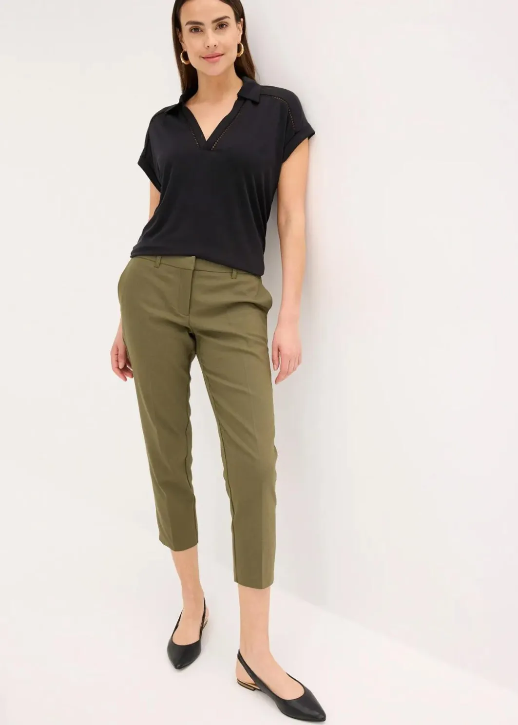 Damen bonprix Bekleidung·Kleider|7/8-Business-Hose