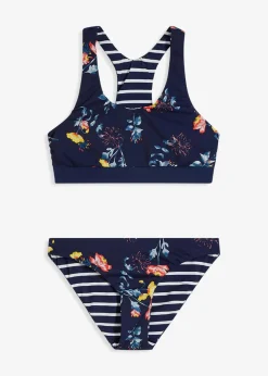 Damen bonprix Nachhaltigere Materialien|Bikinis|Bustier Bikini zum Wenden (2-tgl. Set)