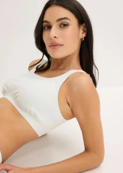 Damen bonprix Wäsche·Baumwollunterwäsche|Nachhaltigere Materialien|Bustier mit Bio-Baumwolle ​(3er Pack)