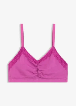 Online Bustier mit Bio-Baumwolle und Spitze Damen Wäsche·Baumwollunterwäsche|Nachhaltigere Materialien
