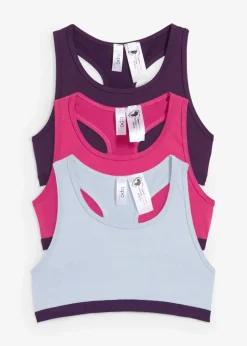 Kinder bonprix Mehrfachpacks|Mädchen·Unterwäsche|Bustier mit weicher Baumwolle (5er Pack)