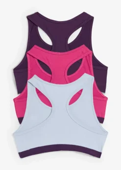 Kinder bonprix Mehrfachpacks|Mädchen·Unterwäsche|Bustier mit weicher Baumwolle (5er Pack)