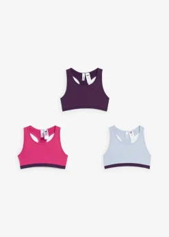 Kinder bonprix Mehrfachpacks|Mädchen·Unterwäsche|Bustier mit weicher Baumwolle (5er Pack)