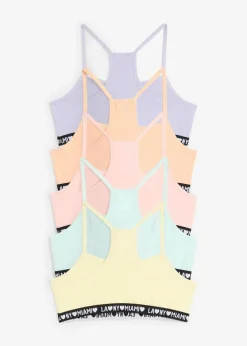 New Bustier mit weicher Bio-Baumwolle (5er Pack) Kinder Mehrfachpacks|Mädchen·Unterwäsche