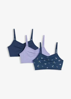 Sale Bustier mit weicher Bio-Baumwolle (3er Pack) Kinder Mehrfachpacks|Mädchen·Unterwäsche