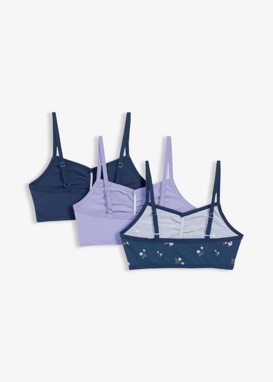Sale Bustier mit weicher Bio-Baumwolle (3er Pack) Kinder Mehrfachpacks|Mädchen·Unterwäsche
