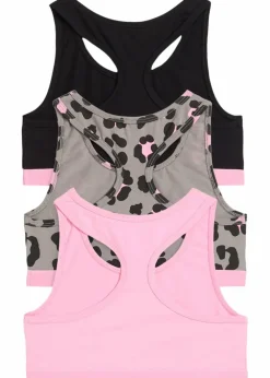 Outlet Bustier mit weicher Bio-Baumwolle (3er Pack) Kinder Mehrfachpacks|Mädchen·Unterwäsche