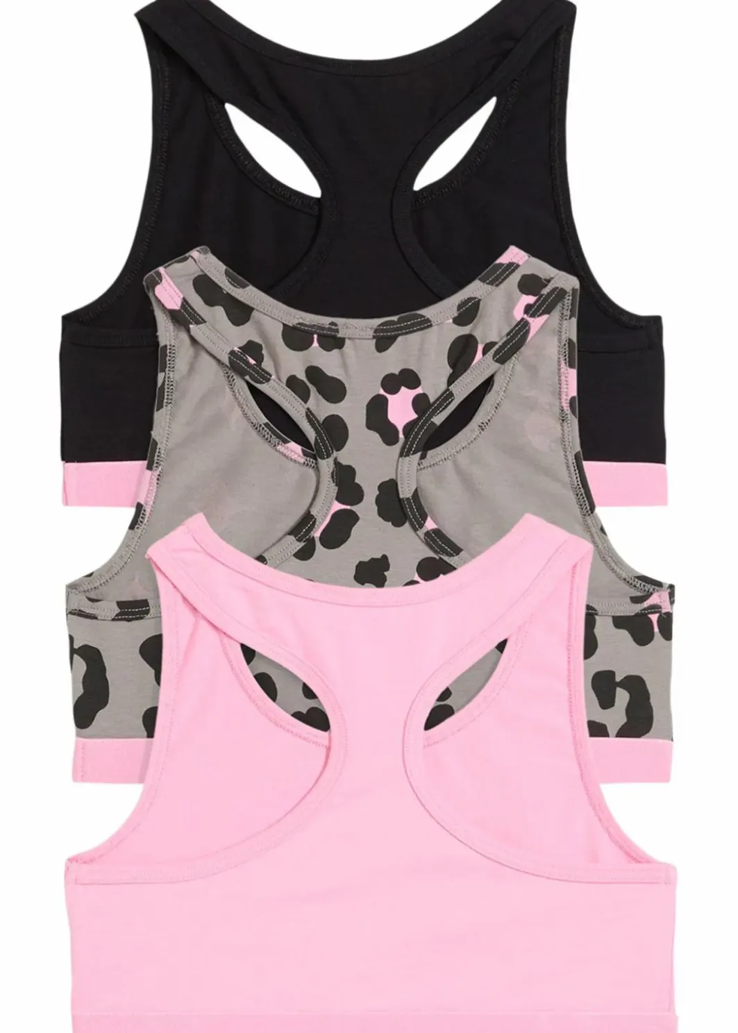 Outlet Bustier mit weicher Bio-Baumwolle (3er Pack) Kinder Mehrfachpacks|Mädchen·Unterwäsche