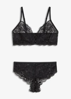 Damen bonprix Erotikwäsche|Bhs|Bustier und Brazil ouvert (2-tlg.Set)