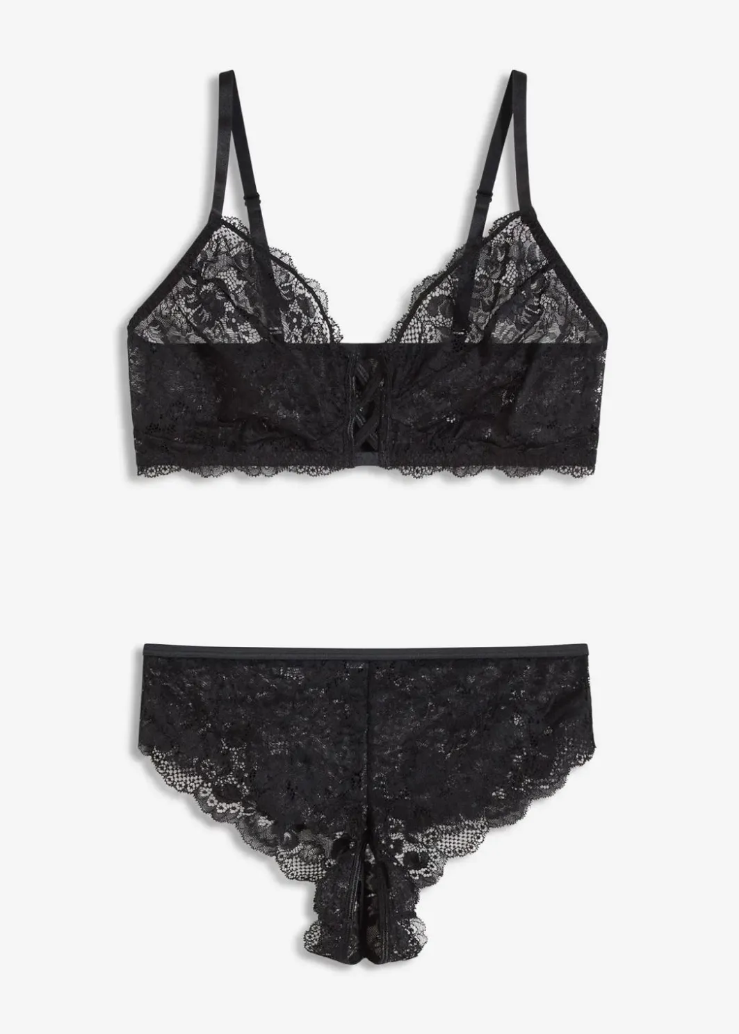 Damen bonprix Erotikwäsche|Bhs|Bustier und Brazil ouvert (2-tlg.Set)