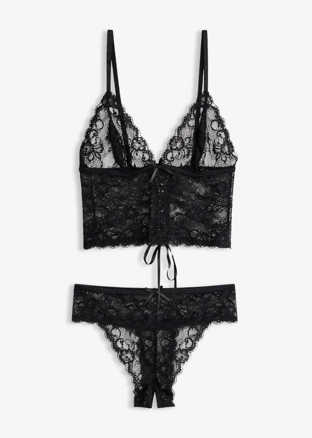 Online Bustier und String ouvert (2-tlg.Set) Damen Wäsche·Dessous|Wäsche·Erotikwäsche