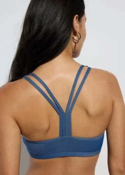 Discount Bustier-Bikini in Jeansoptik(2-tlg.Set) Damen Nachhaltigere Materialien|Bikinis