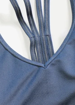 Discount Bustier-Bikini in Jeansoptik(2-tlg.Set) Damen Nachhaltigere Materialien|Bikinis