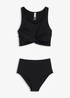 New Bustier-Bikini in Wickeloptik (2-tlg.Set) Damen Nachhaltigere Materialien|Bademode·Bikinis