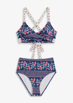 Sale Bustier-Bikini in Wickeloptik (2-tlg.Set) Damen Nachhaltigere Materialien|Bikinis