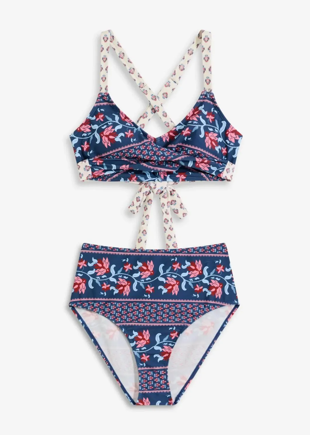 Sale Bustier-Bikini in Wickeloptik (2-tlg.Set) Damen Nachhaltigere Materialien|Bikinis