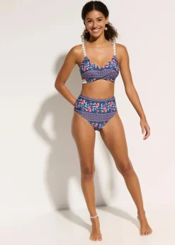 Sale Bustier-Bikini in Wickeloptik (2-tlg.Set) Damen Nachhaltigere Materialien|Bikinis