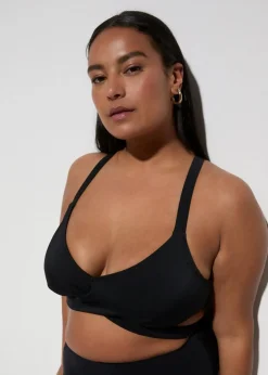 Sale Bustier-Bikini (2-tlg.Set) mit Bindedetail Damen Nachhaltigere Materialien|Bikinis