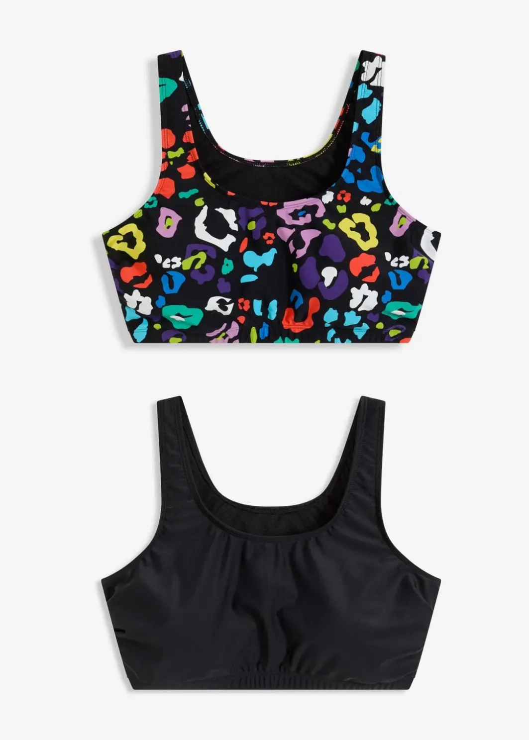 Damen bonprix Nachhaltigere Materialien|Mix & Match|Bustier-Bikinioberteil (2er Pack)