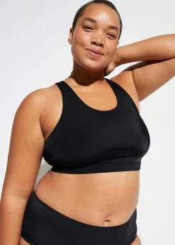 Clearance Bustier-Bikinioberteil mit verstellbarer Unterbrust Damen Nachhaltigere Materialien|Bademode·Bikinis