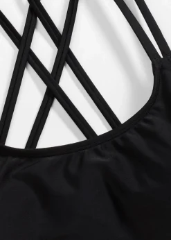 Clearance Bustier-Bikinioberteil mit gekreuzten Trägern Damen Nachhaltigere Materialien|Sport Bademode