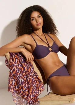 Damen bonprix Nachhaltigere Materialien|Mix & Match|Bustier-Bikinioberteil mit Ringdetail