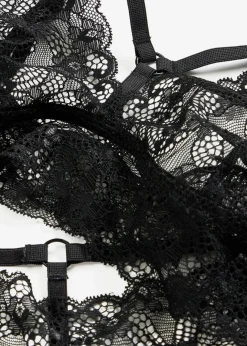 Damen bonprix Wäsche·Erotikwäsche|Erotikwäsche|Bustier+Panty ouvert (2-tlg.Set)
