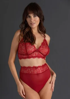 Damen bonprix Wäsche·Erotikwäsche|Wäsche·Bhs|Bustier+Taillenstring ouvert (2-tlg.Set)