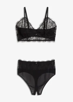Damen bonprix Bhs|Erotikwäsche|Bustier+Taillenstring ouvert (2-tlg.Set)