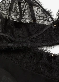 Damen bonprix Bhs|Erotikwäsche|Bustier+Taillenstring ouvert (2-tlg.Set)