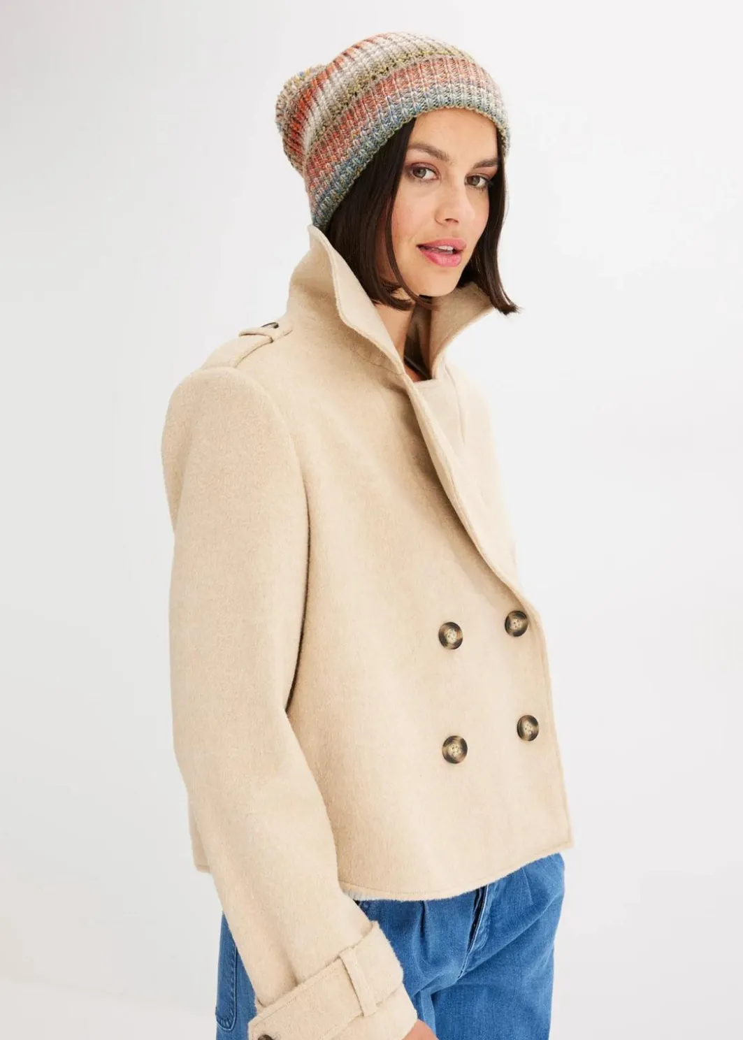 Damen bonprix Bekleidung·Hosen|Jacken & Mäntel|Cabanjacke