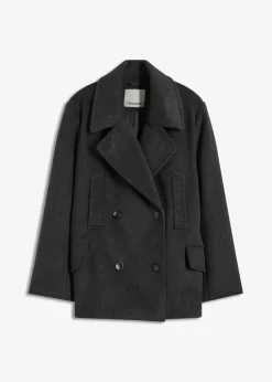 Damen bonprix Jacken & Mäntel|Bekleidung·Hosen|Cabanjacke in Wolloptik
