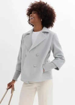 Outlet Cabanjacke mit Strickärmeln Damen Jacken & Mäntel|Bekleidung·Hosen