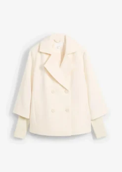 Damen bonprix Bekleidung·Hosen|Jacken & Mäntel|Cabanjacke mit Strickärmeln
