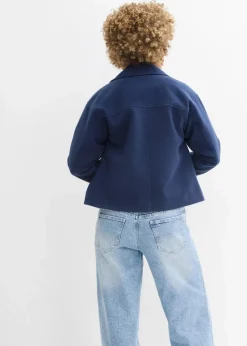 Damen bonprix Jacken & Mäntel|Bekleidung·Hosen|Cabanjacke, Wollimitat