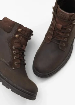 Outlet Schnürboots aus Leder Herren Boots & Stiefel