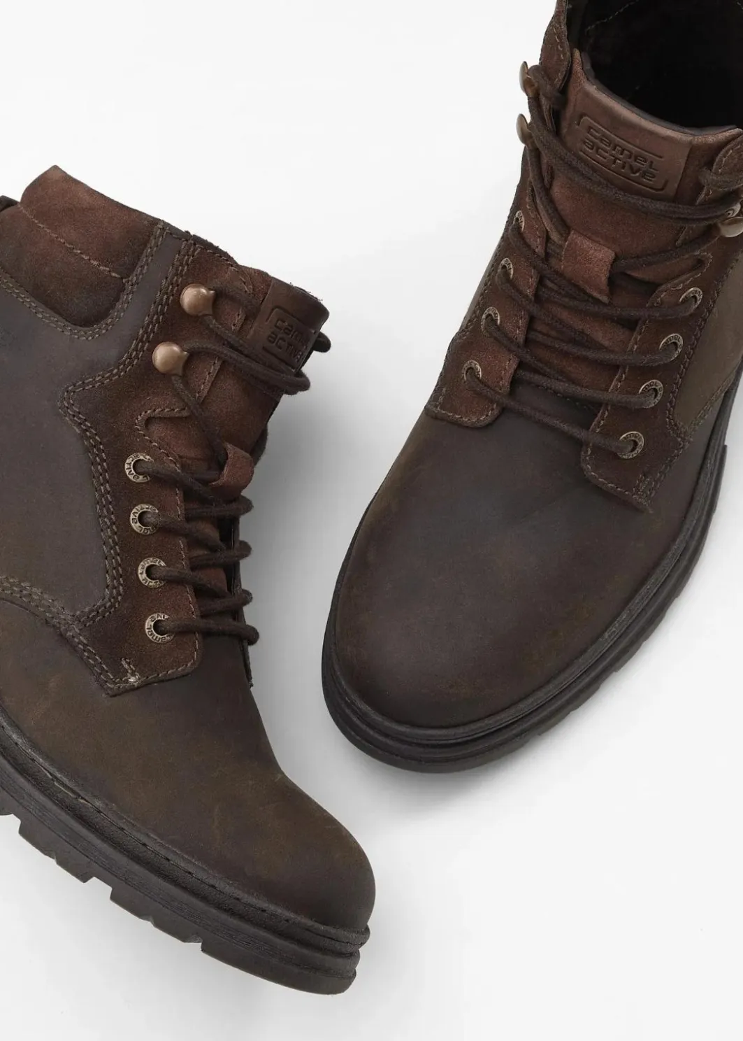 Outlet Schnürboots aus Leder Herren Boots & Stiefel