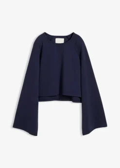 Cape-Langarmshirt Damen Shirts & Tops
