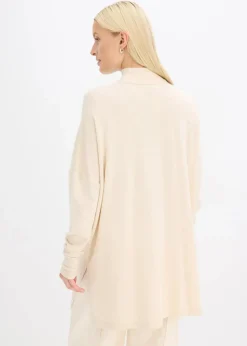 Hot Cape-Pullover aus aus softem Viskose-Mix Damen Strickmode|Pullover & Strickjacken