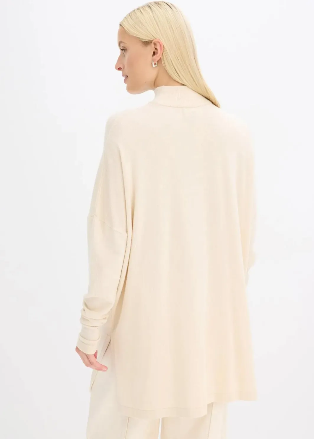 Hot Cape-Pullover aus aus softem Viskose-Mix Damen Strickmode|Pullover & Strickjacken
