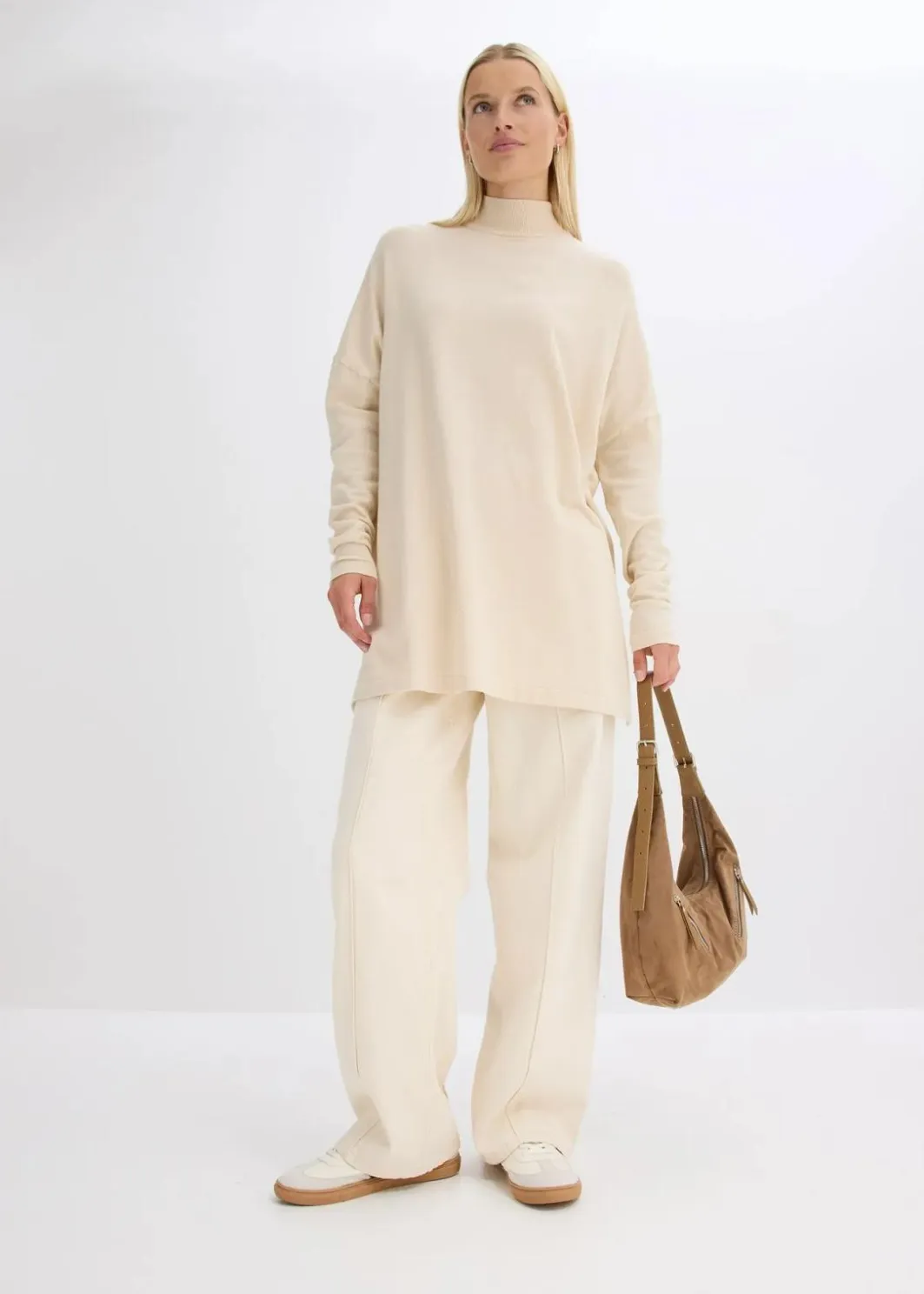 Hot Cape-Pullover aus aus softem Viskose-Mix Damen Strickmode|Pullover & Strickjacken