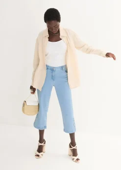 Discount Capri Jeans Mid Waist Damen Jeans|Bekleidung·Shirts & Tops