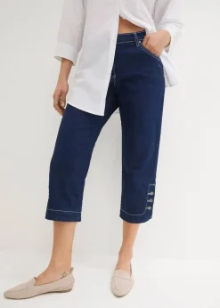 Outlet Capri Jeans Mid Waist Damen Jeans|Bekleidung·Shirts & Tops