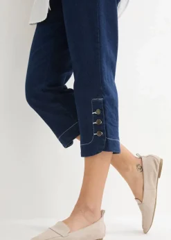 Outlet Capri Jeans Mid Waist Damen Jeans|Bekleidung·Shirts & Tops