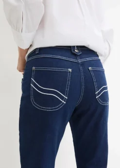Outlet Capri Jeans Mid Waist Damen Jeans|Bekleidung·Shirts & Tops