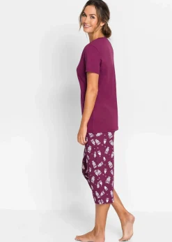 New Capri Pyjama mit kurzen Ärmeln Damen Wäsche·Nachtwäsche|Nachtwäsche